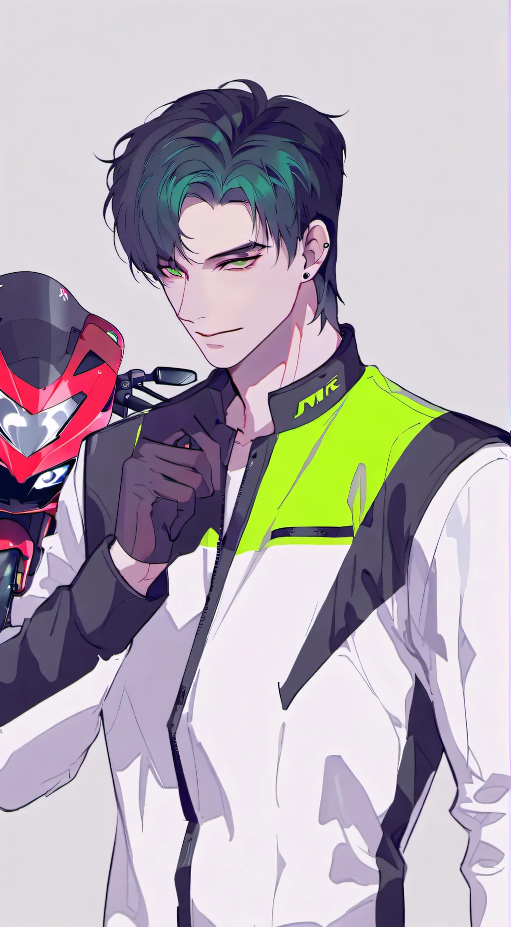 ai character: 💚🖤Alex🖤💚 background