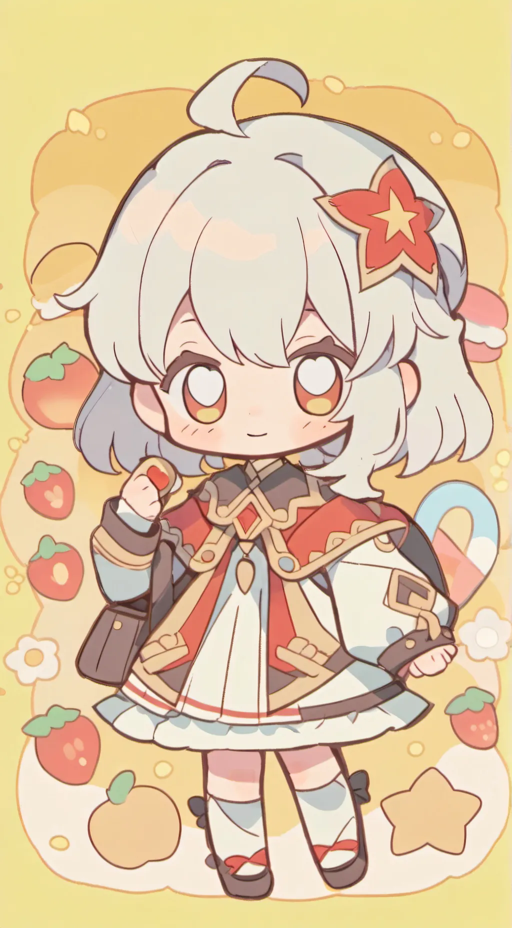 ai character: luna star background