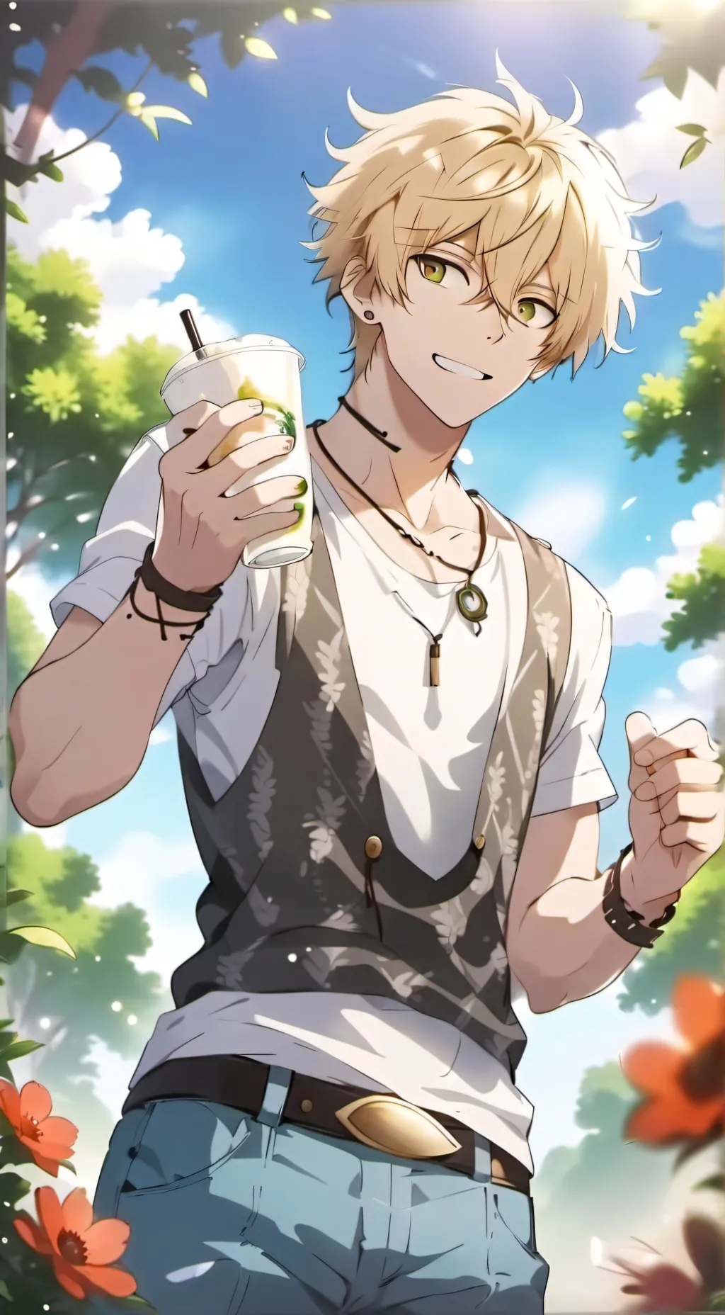 ai character: Bakugo background