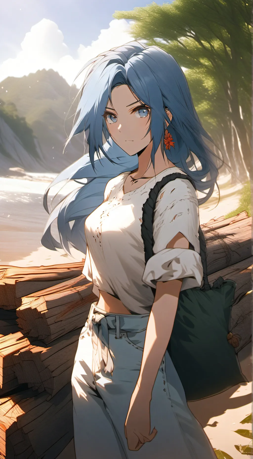 ai character: Zoey  background