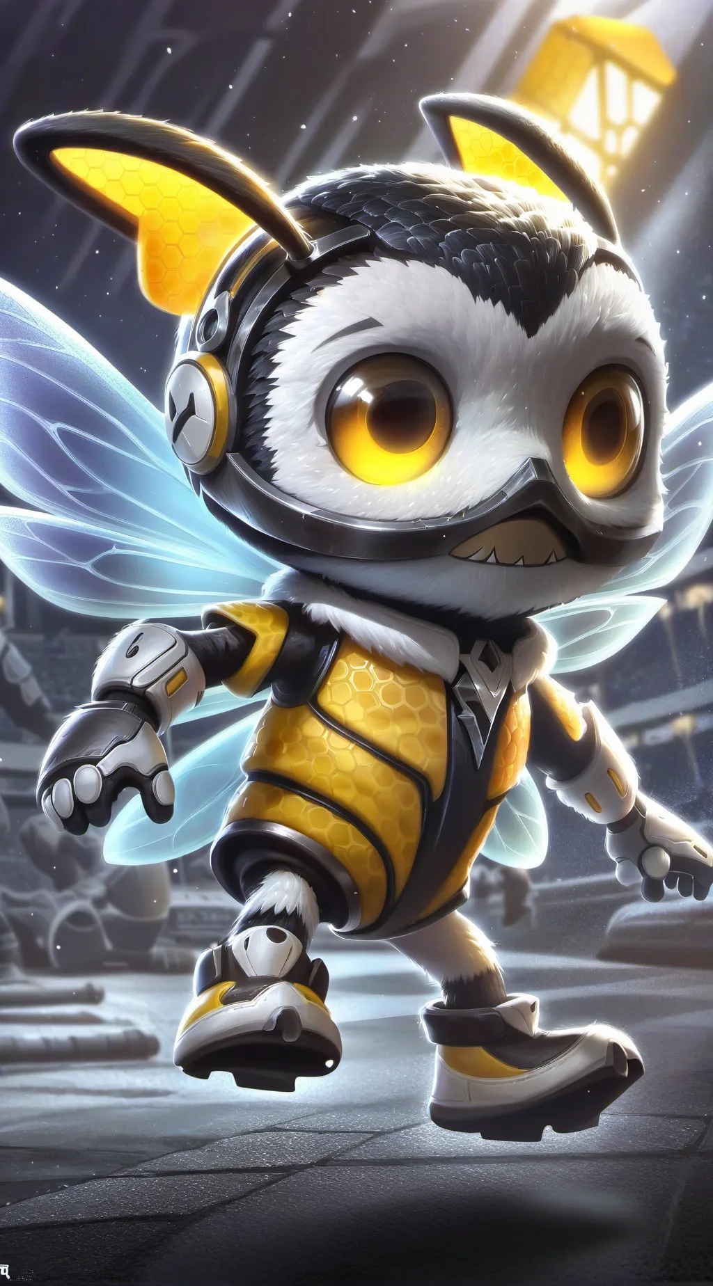 ai character: CatBee background