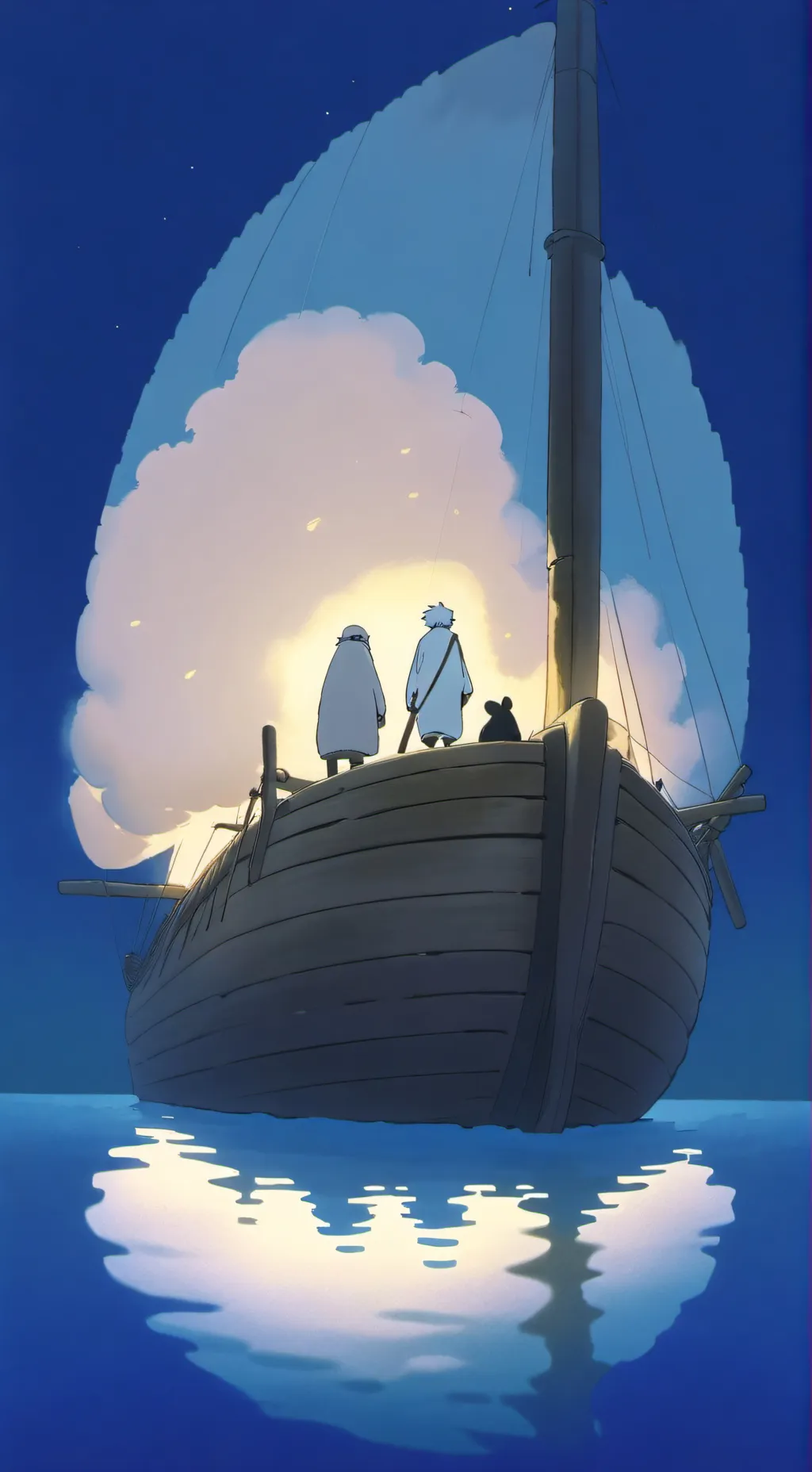 ai character: nabi y santi background