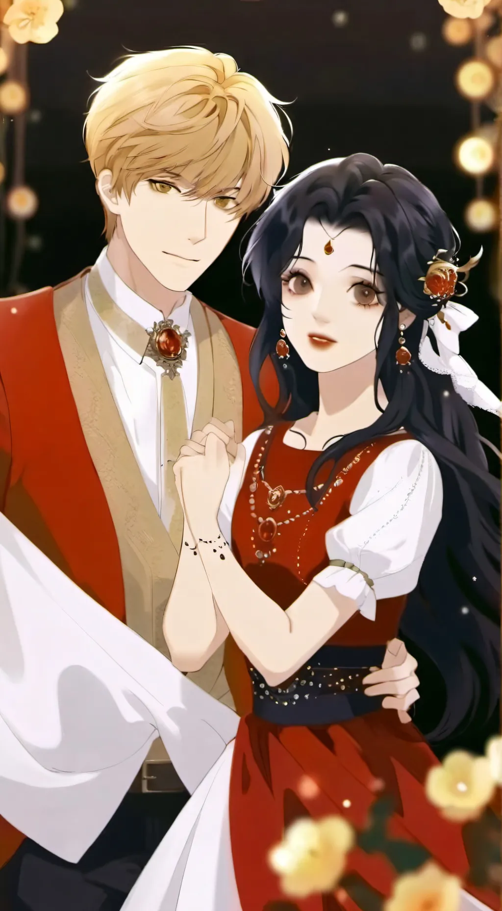 ai character: cute girl background