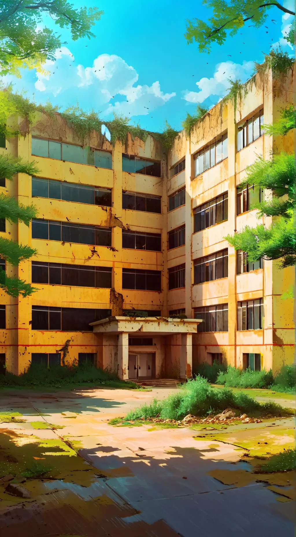 ai character: Md background