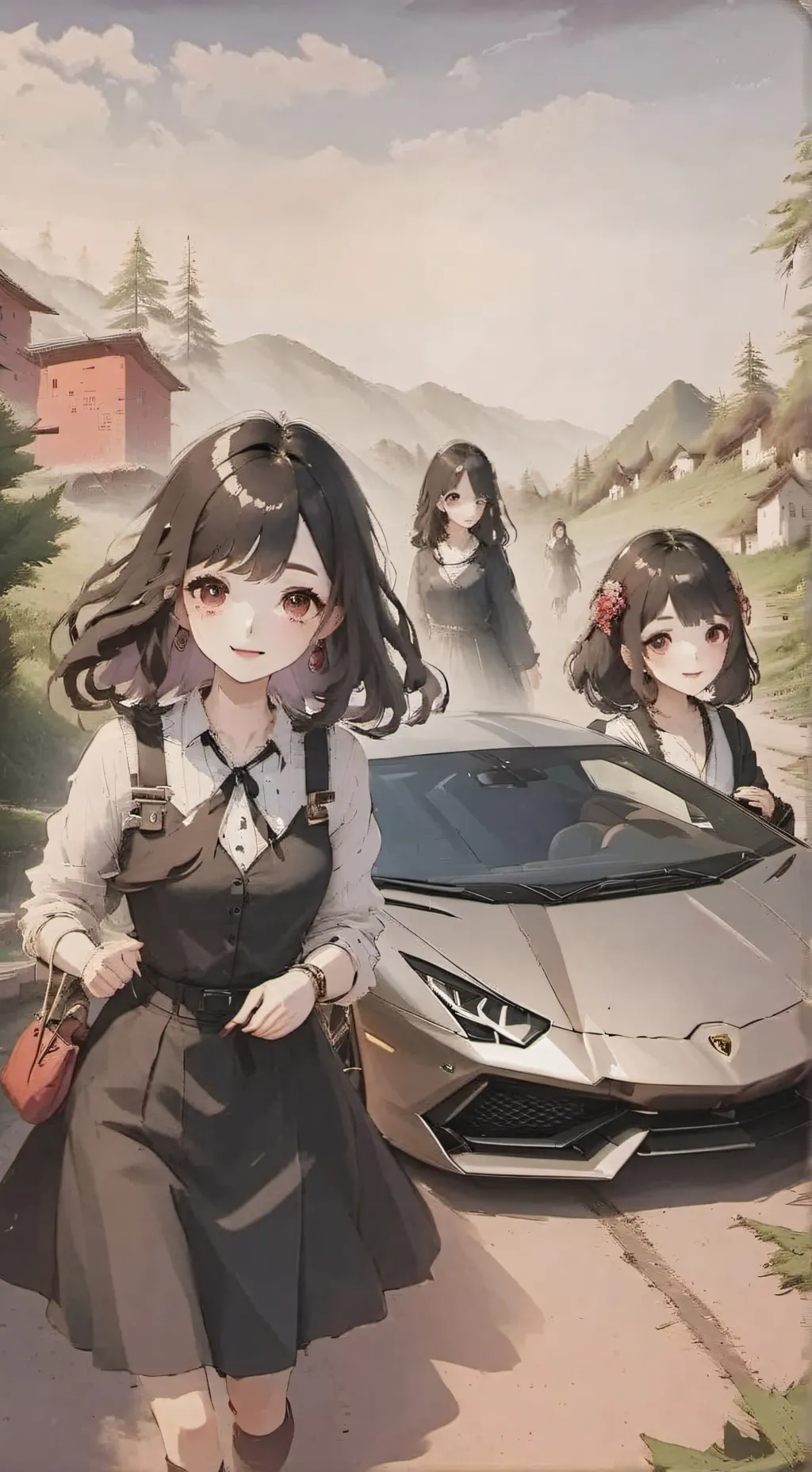 ai character: annoying girls background