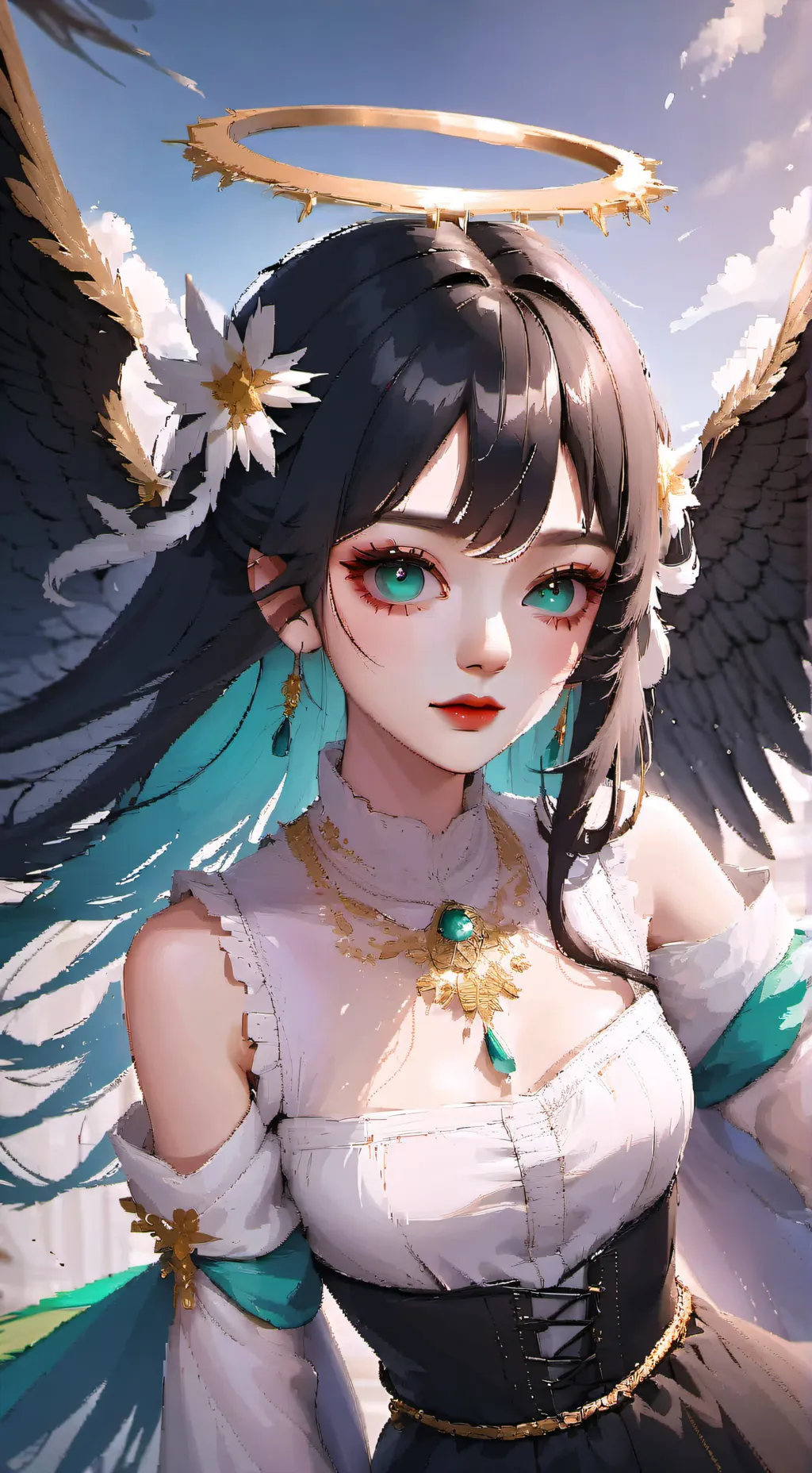 ai character: violet  background