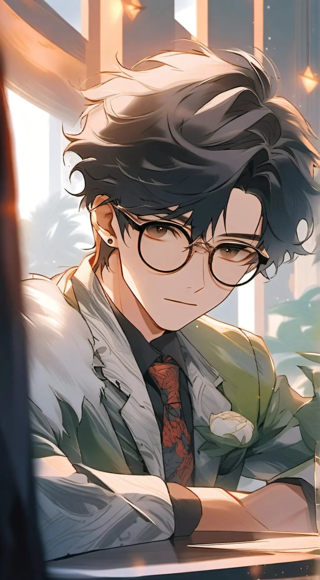 ai character: ✨~Luke~✨ background