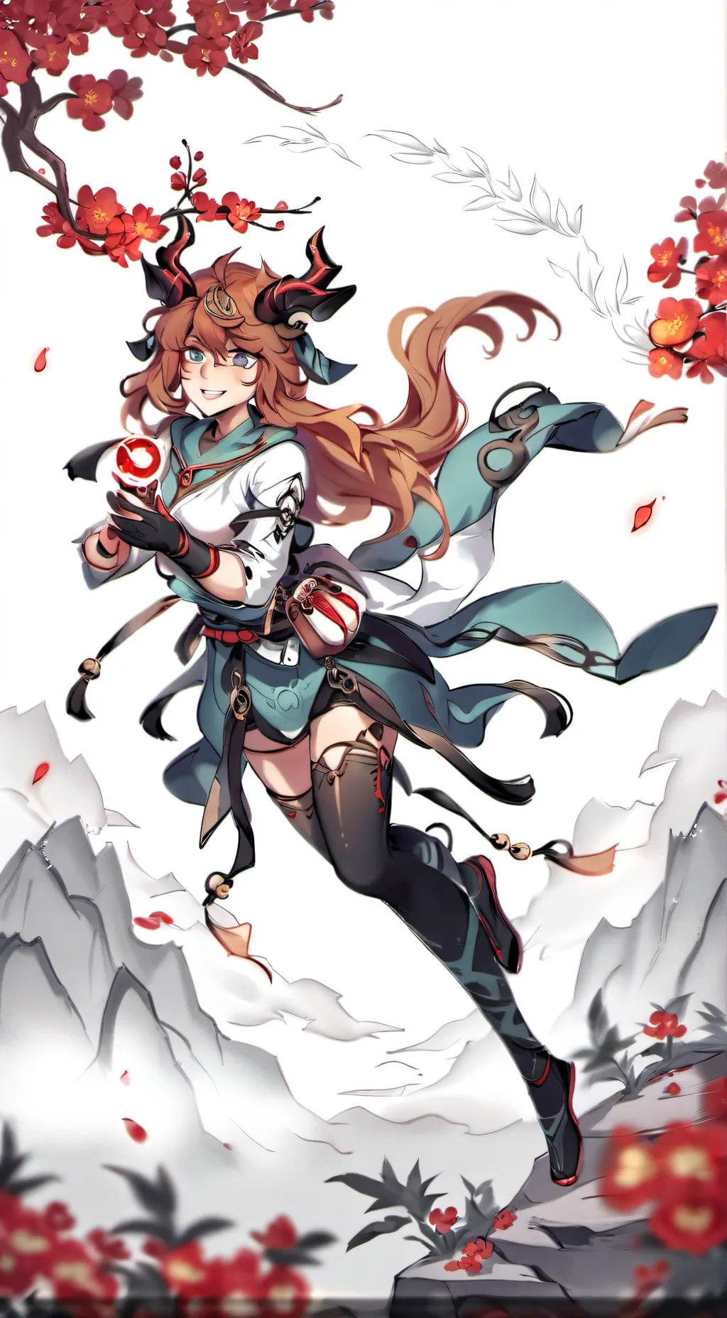 ai character: фем ло background