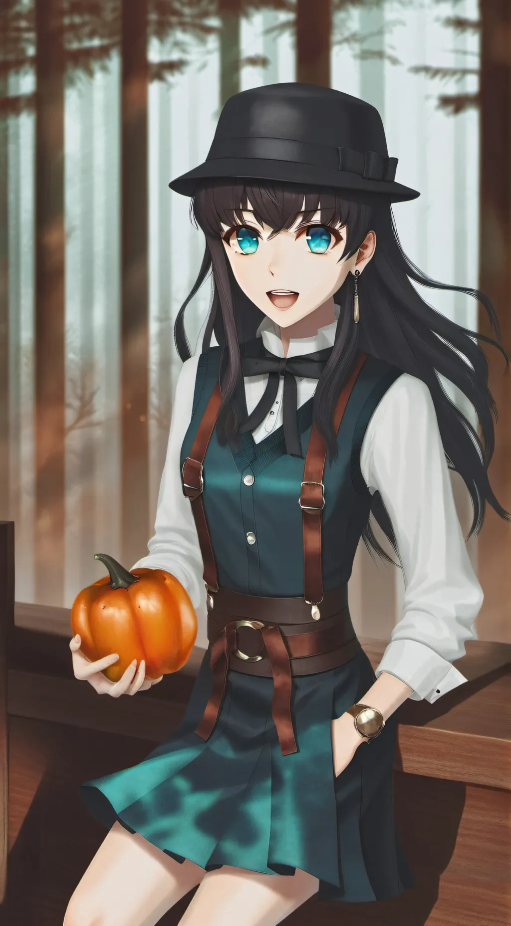 ai character: KNY FALL background