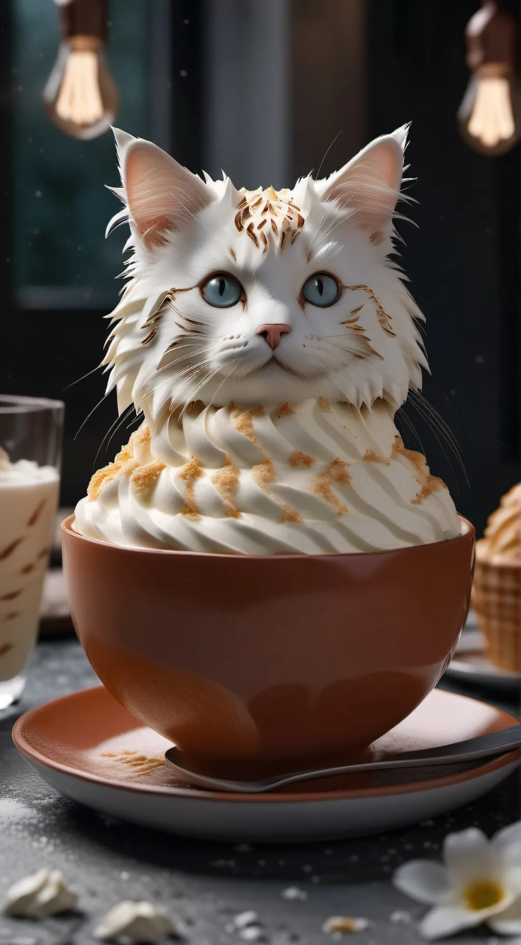 ai character: Vanilla-Cherry !! background