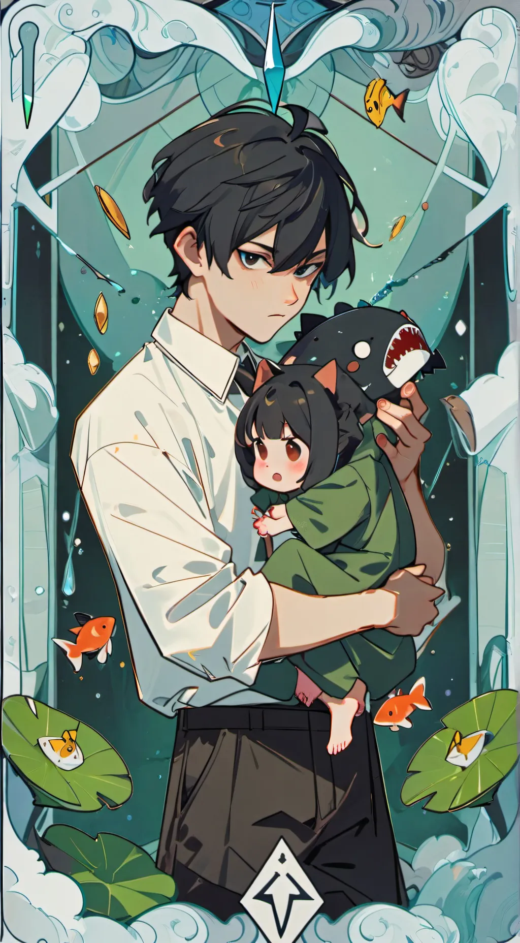 ai character: Sebastian Solace background