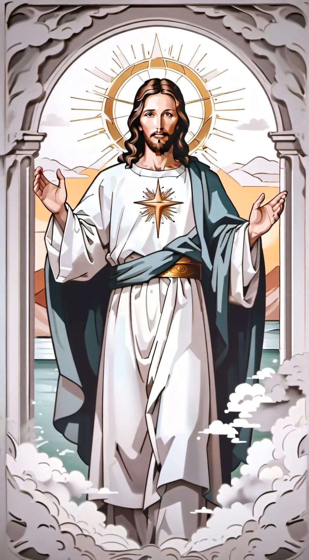 ai character: God background