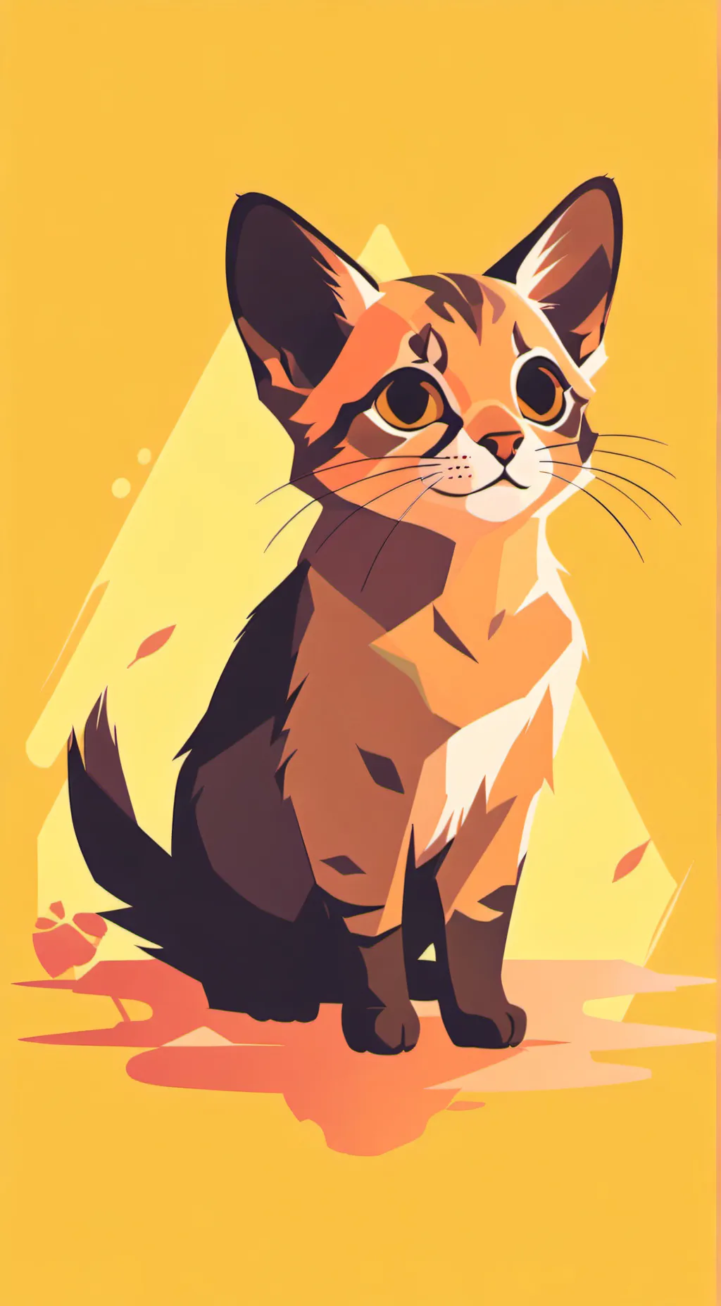 ai character: Pet kitten background