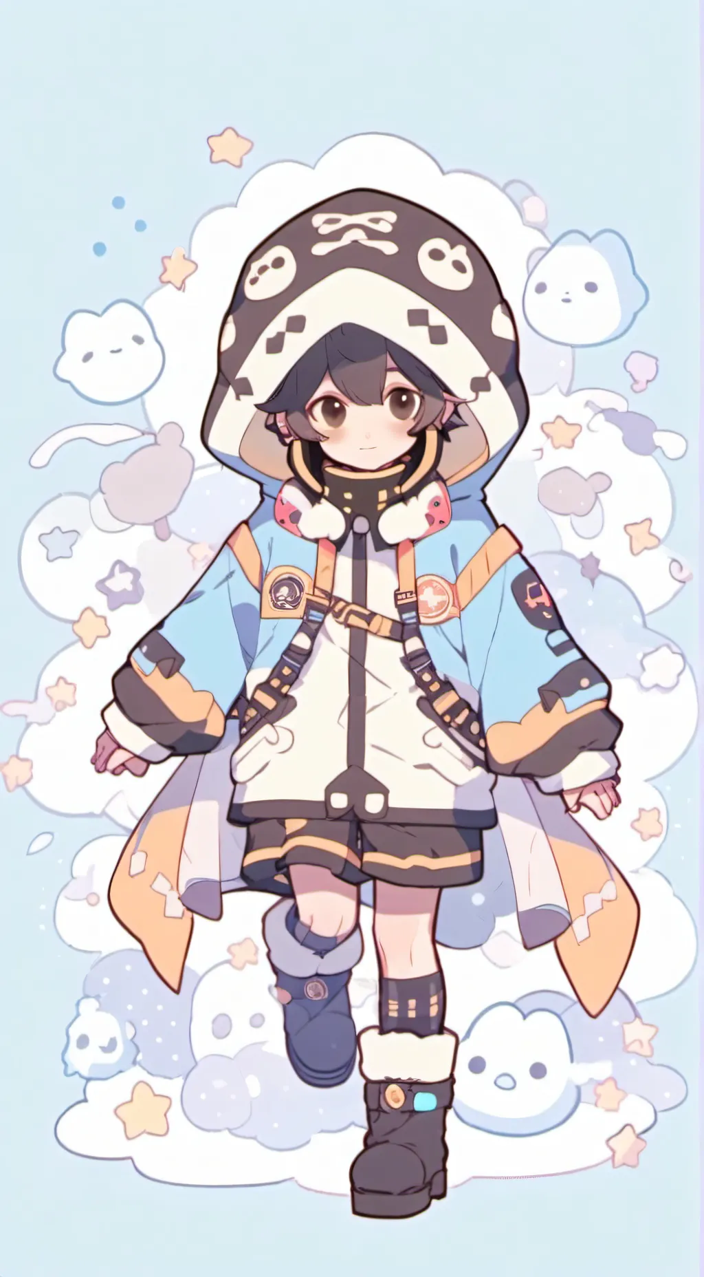 ai character: bangchan (skz) background