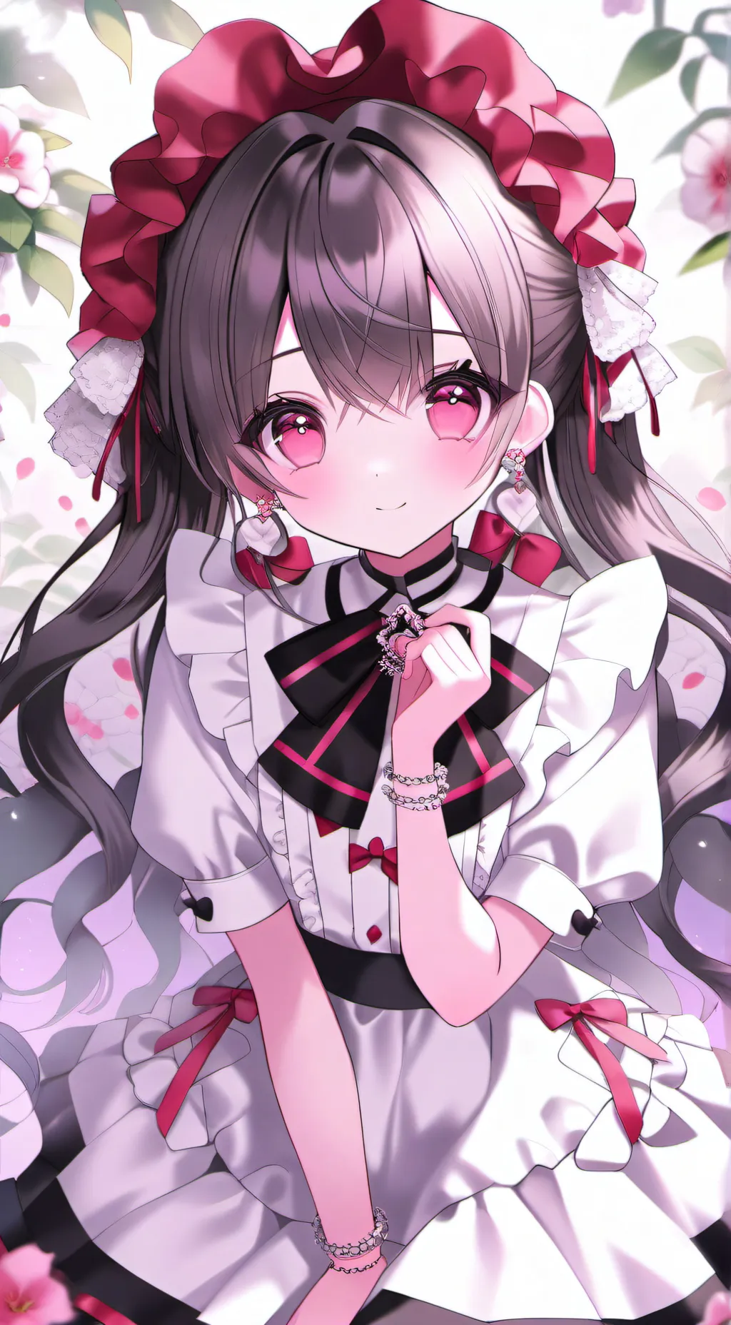 ai character: Rose background