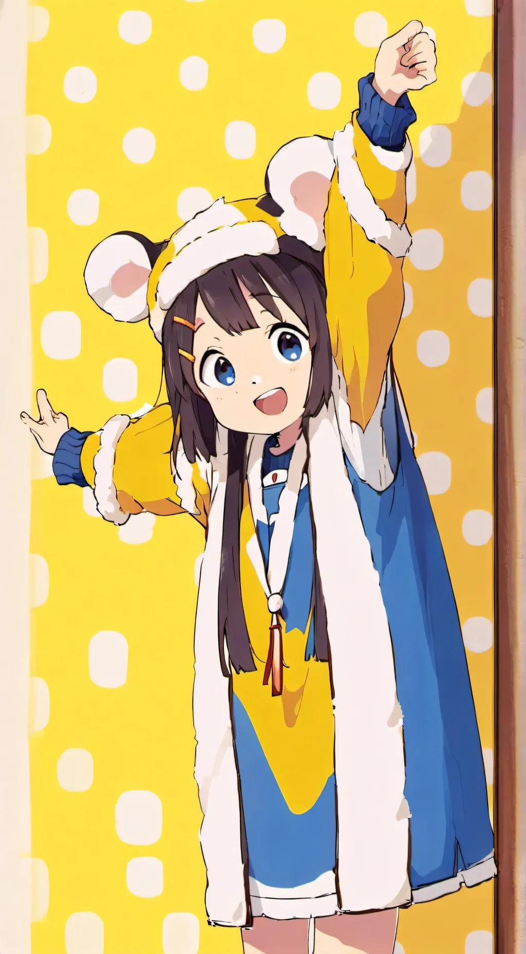 ai character: Blue Stretchy Spir background