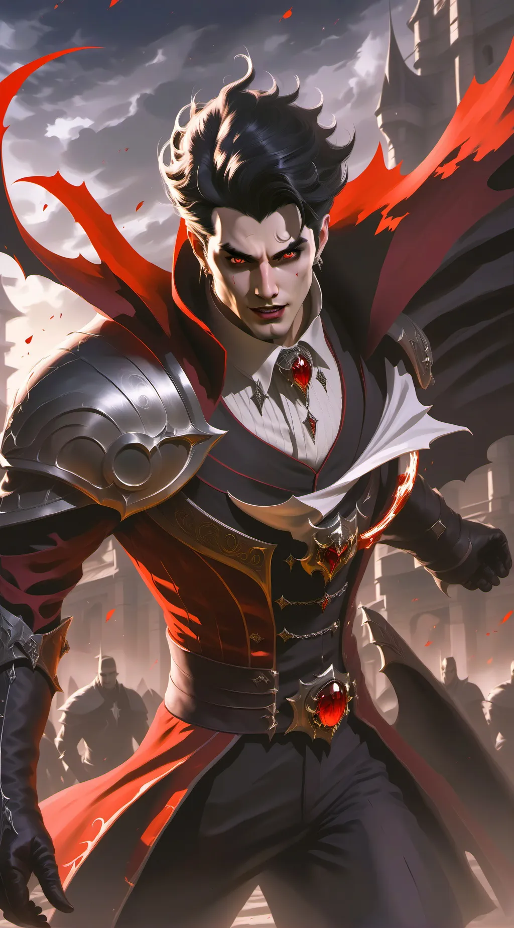 ai character: vampire  background