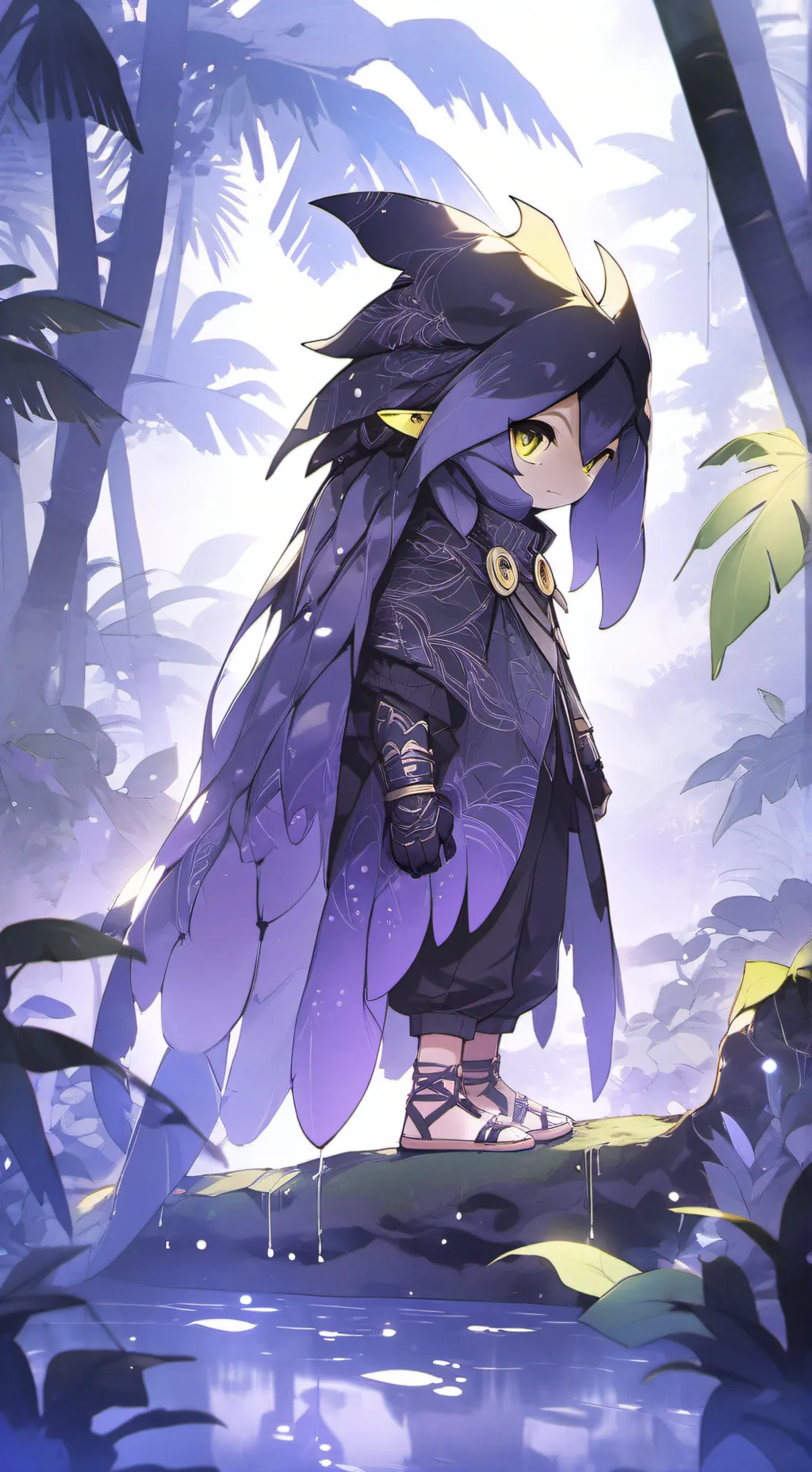 ai character: bittergiggle  background