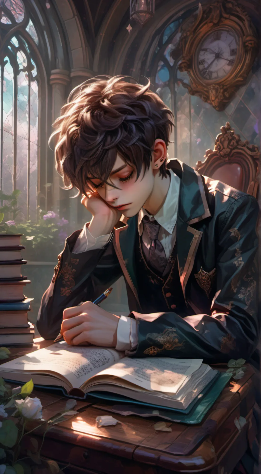 ai character: Лим background