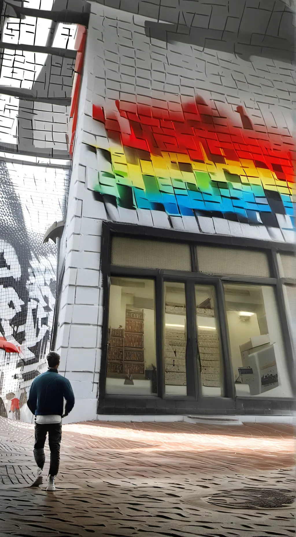 ai character: bilding how is tal background