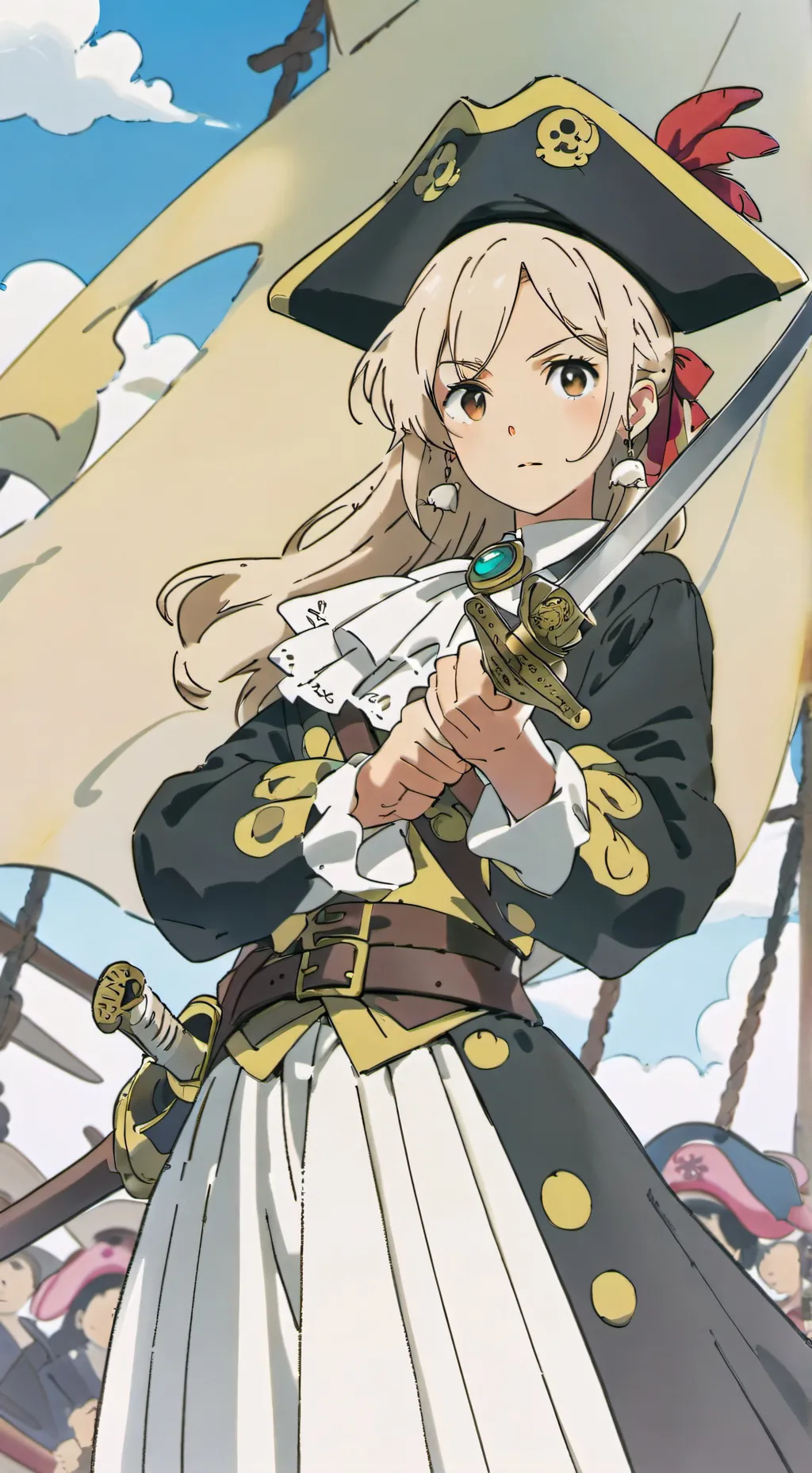 ai character: Captain Elizabeth background