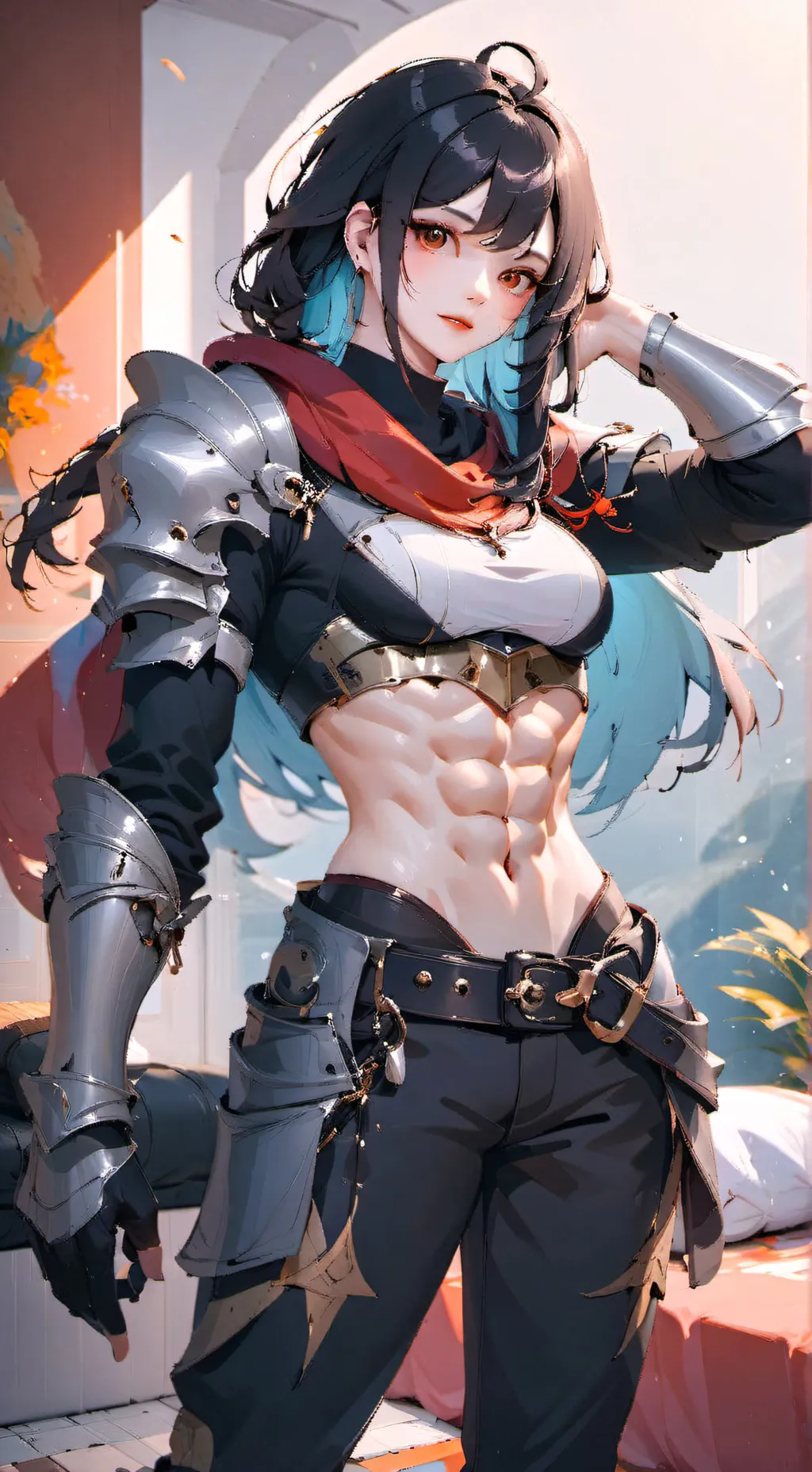 ai character: arka background