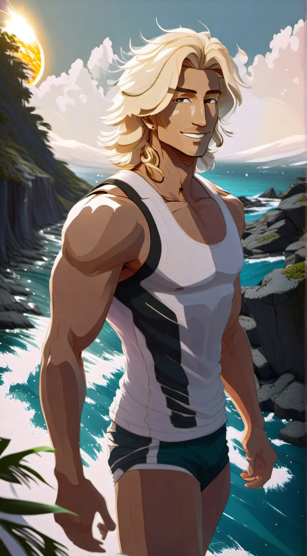 ai character: Apollon background