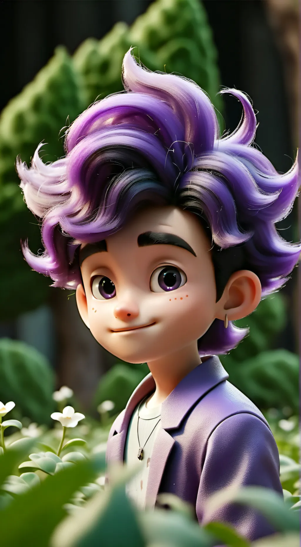 ai character: Mineta mha background