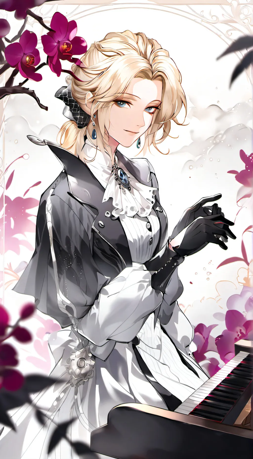 ai character: Evangeline  background