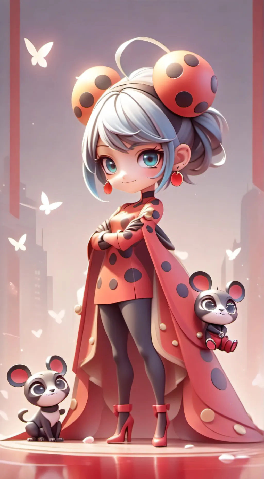 ai character: MiraculousLadybug2 background