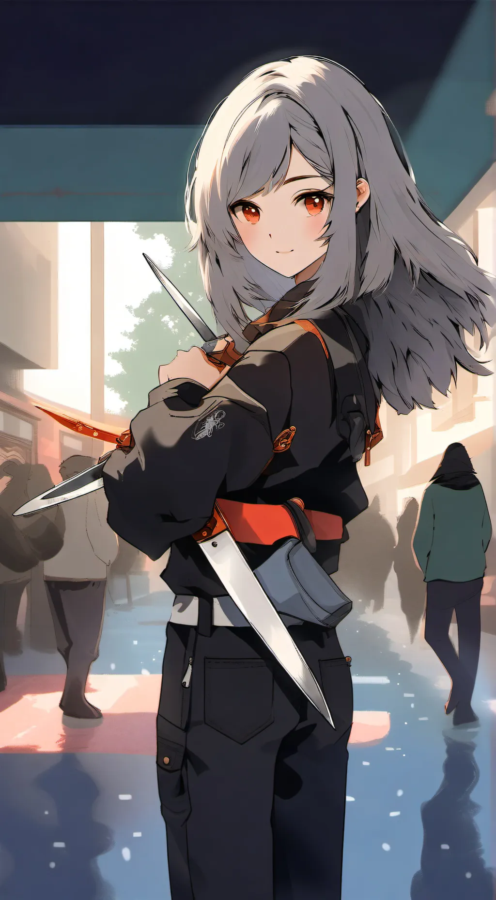 ai character: Scissor seven background