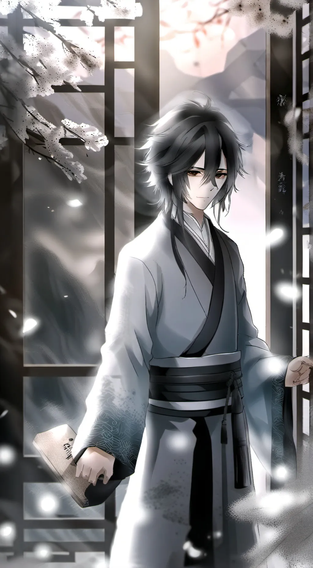 ai character: 林墨 background