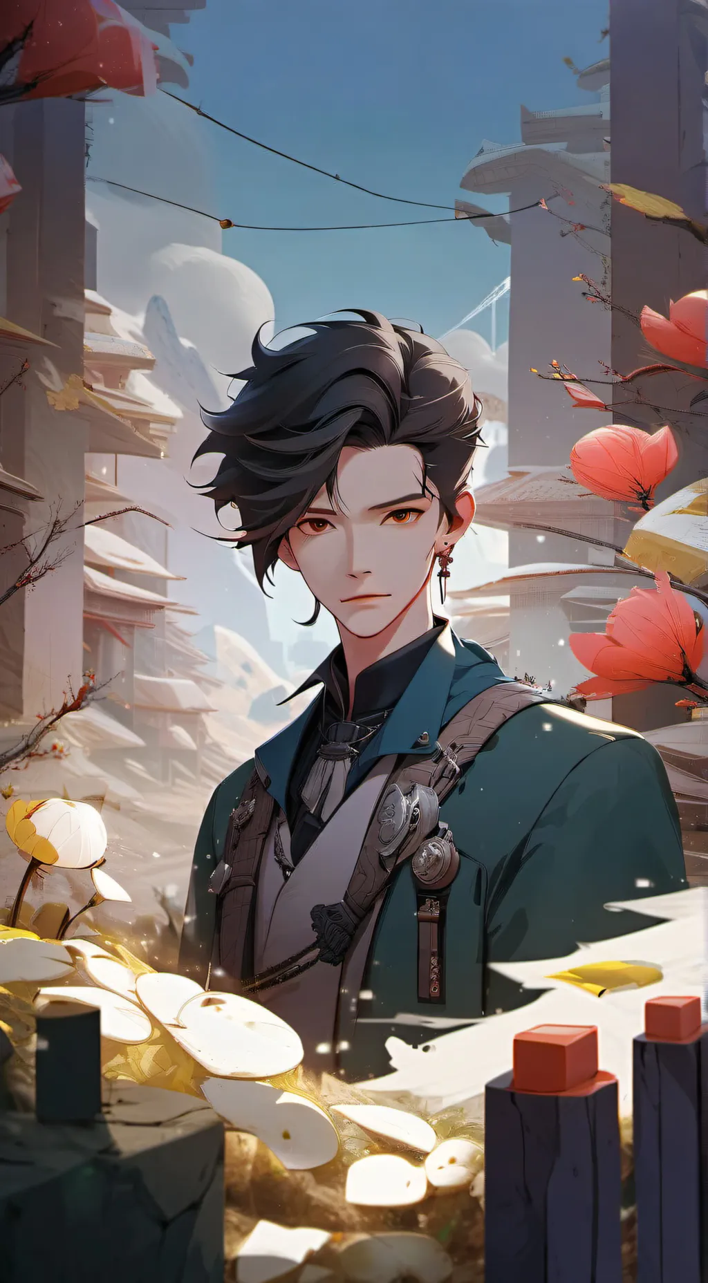 ai character: Alex. His ur senpi background