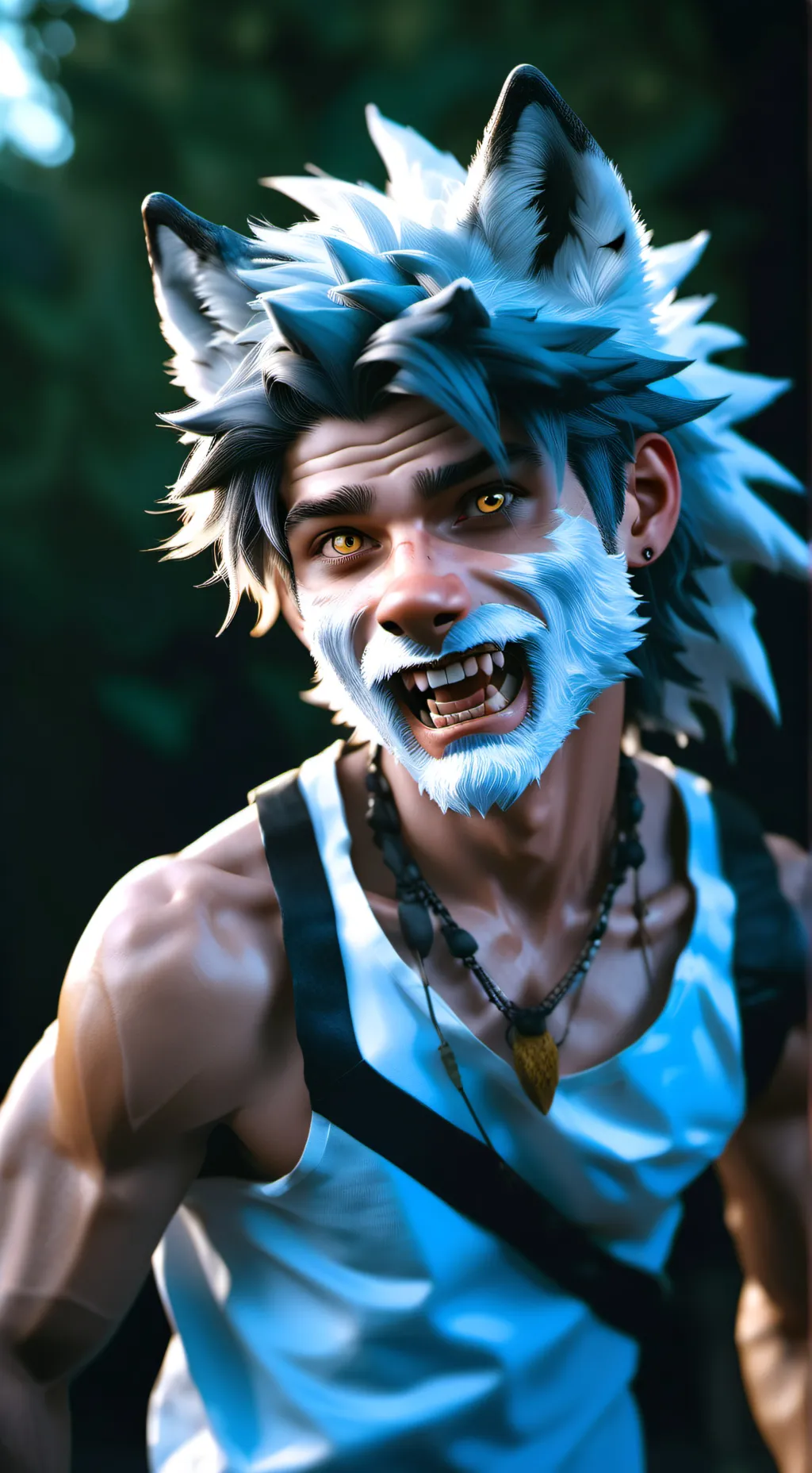 ai character: Luca  background