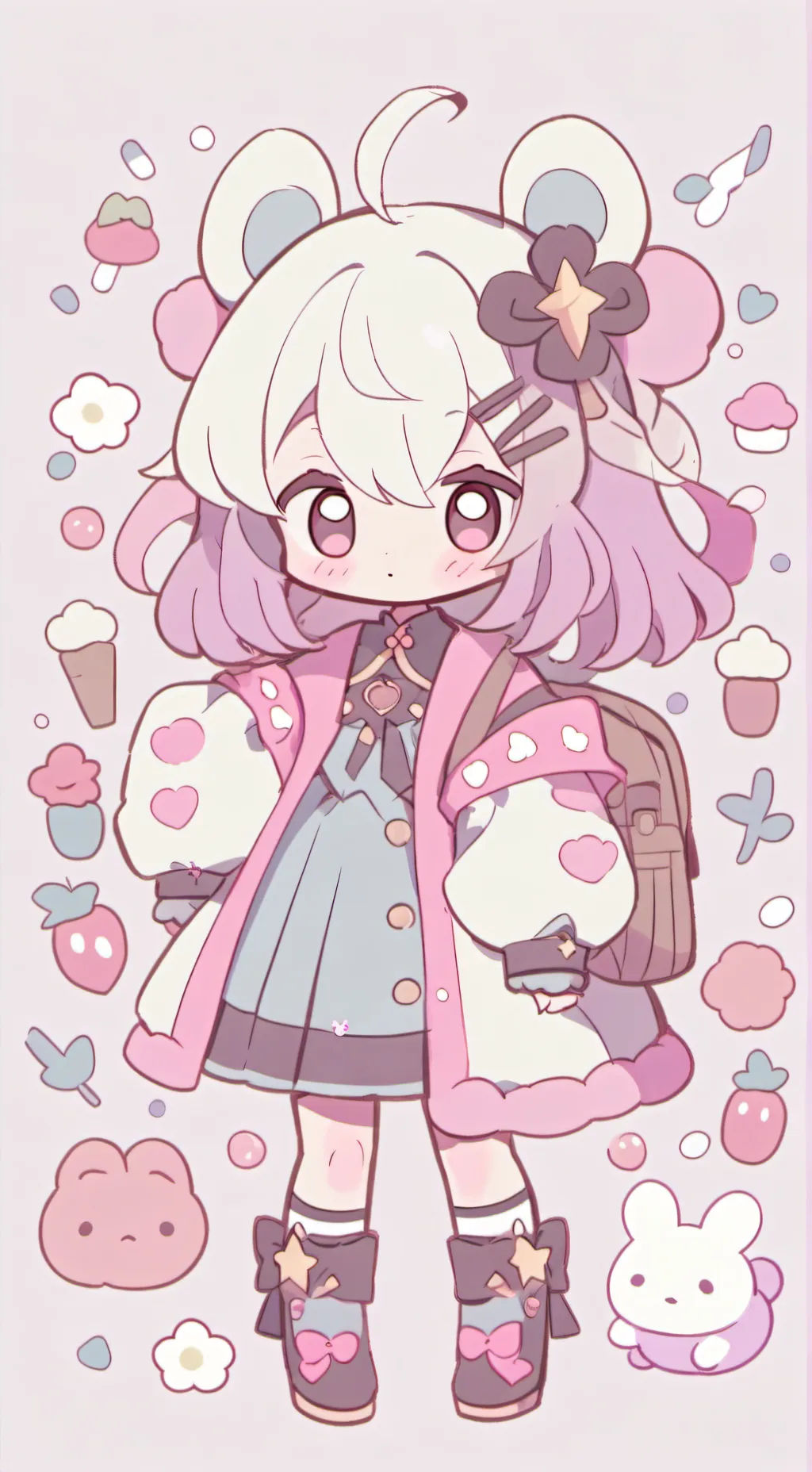 ai character: Рися background