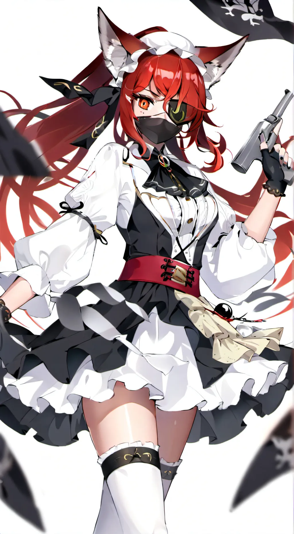 ai character: anime wifu foxy background