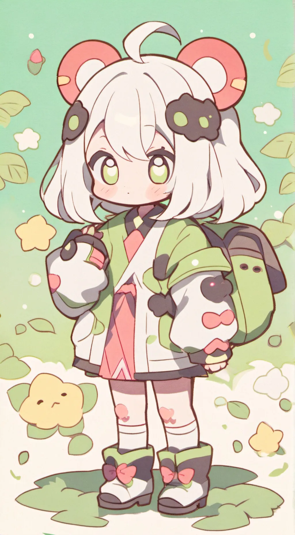 ai character: RadioApple(11) background