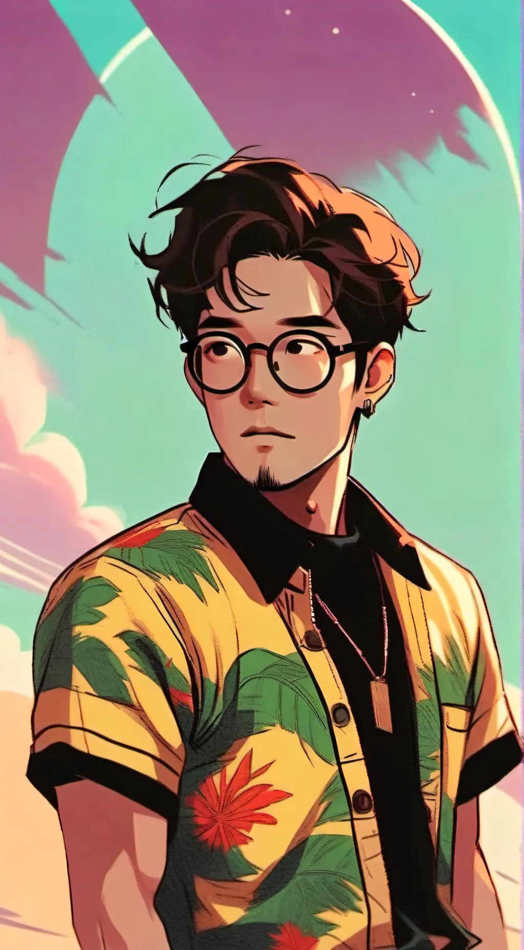 ai character: David Kim background