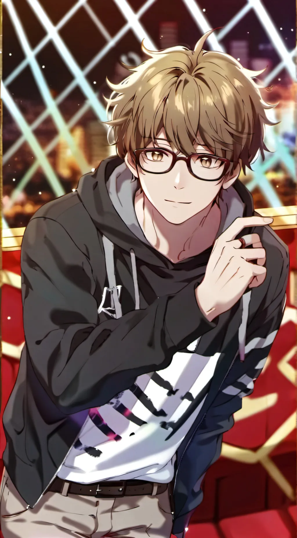 ai character: Micah 🫶🏾💗 background