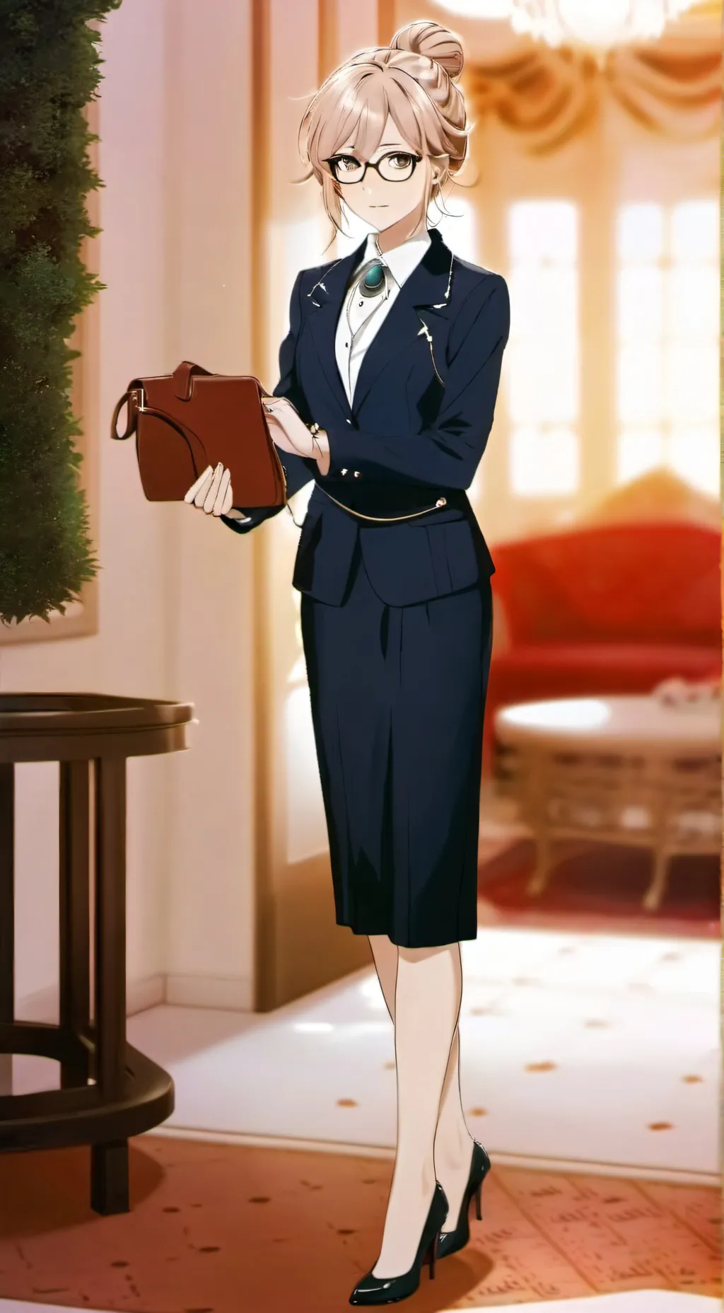 ai character: Antoinette  background