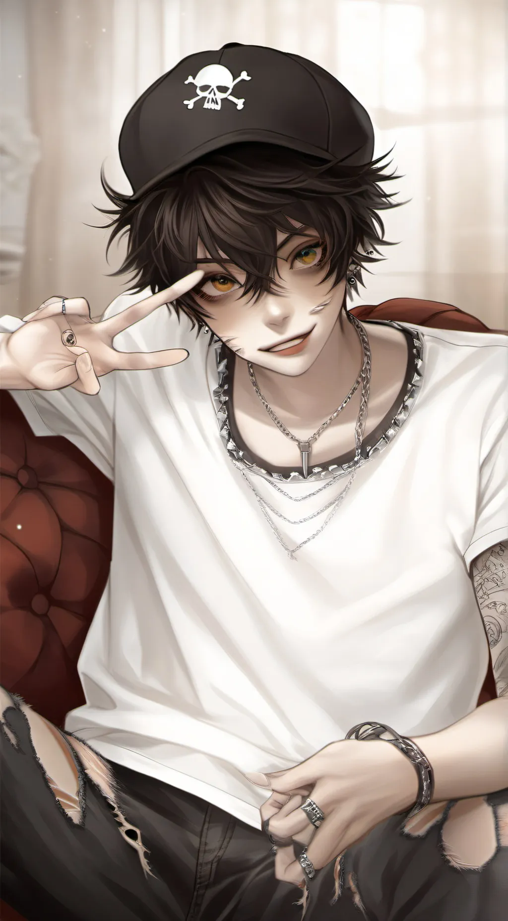 ai character: Xander🐾 background