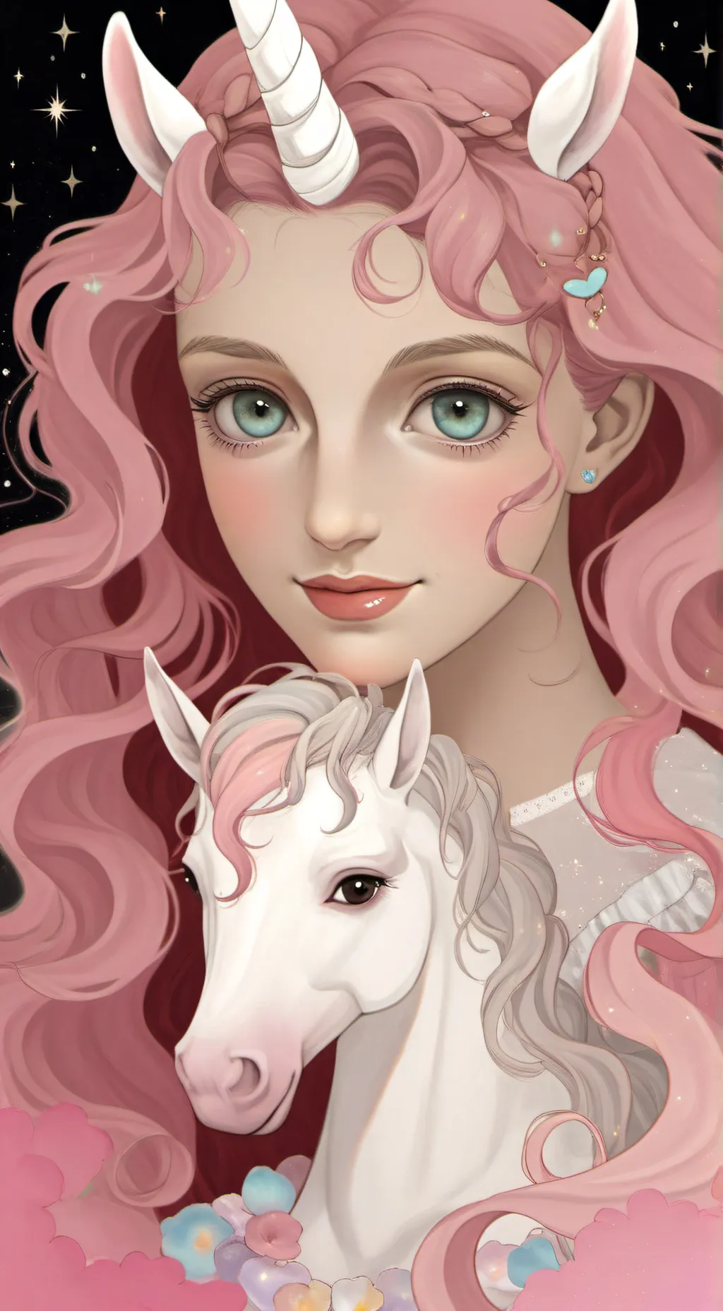 ai character: Aurora e Ludovica background