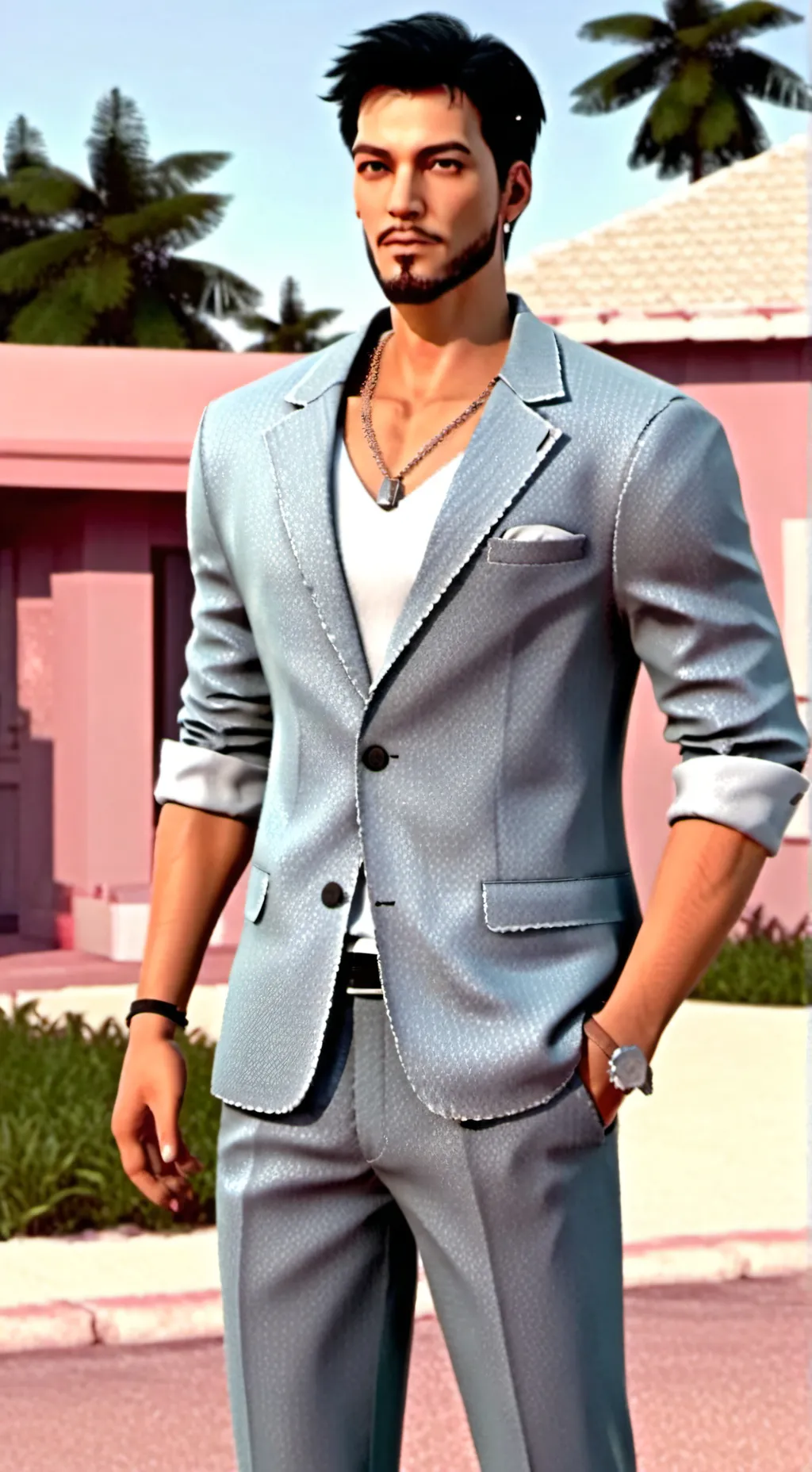 ai character: 哈乃次郎 background