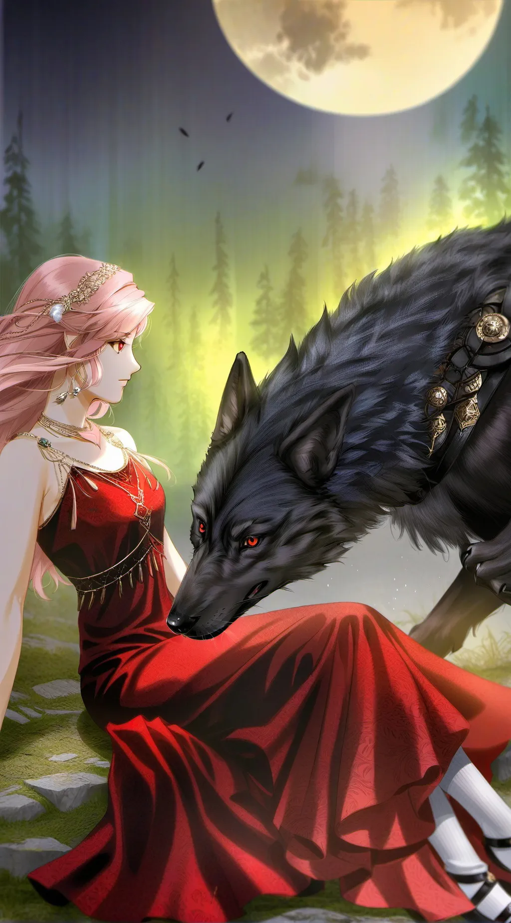 ai character: Christine  background