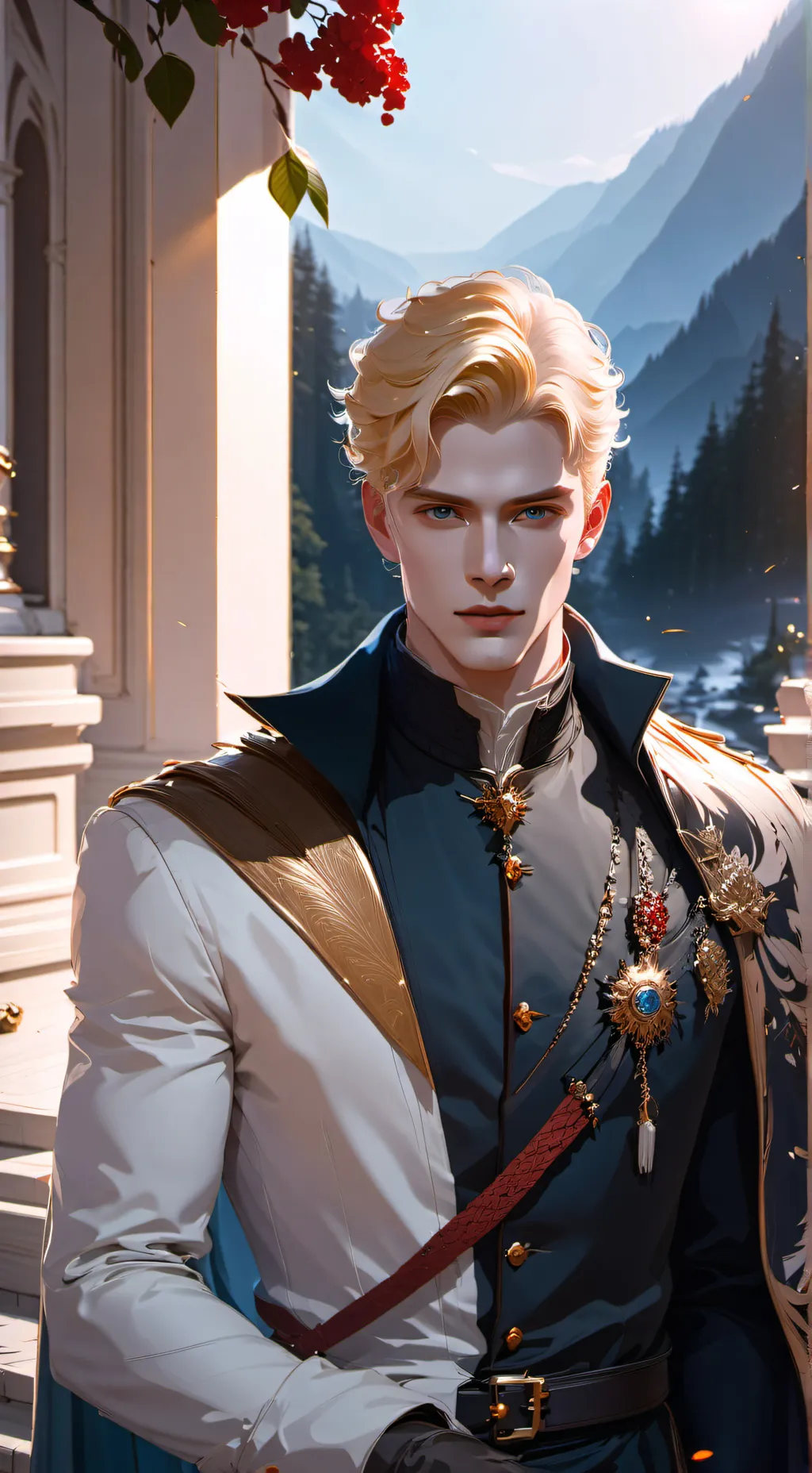 ai character: Calvin 🔥❤ background