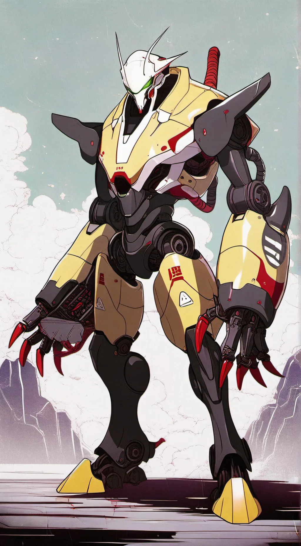 ai character: demonjunkbot background