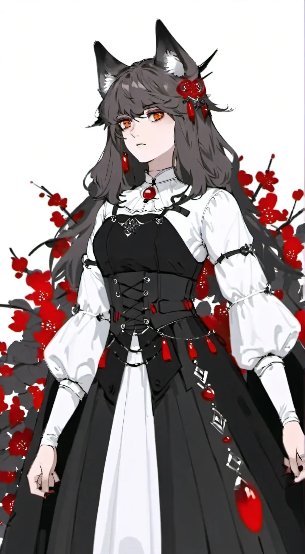 ai character: Menina Furry background