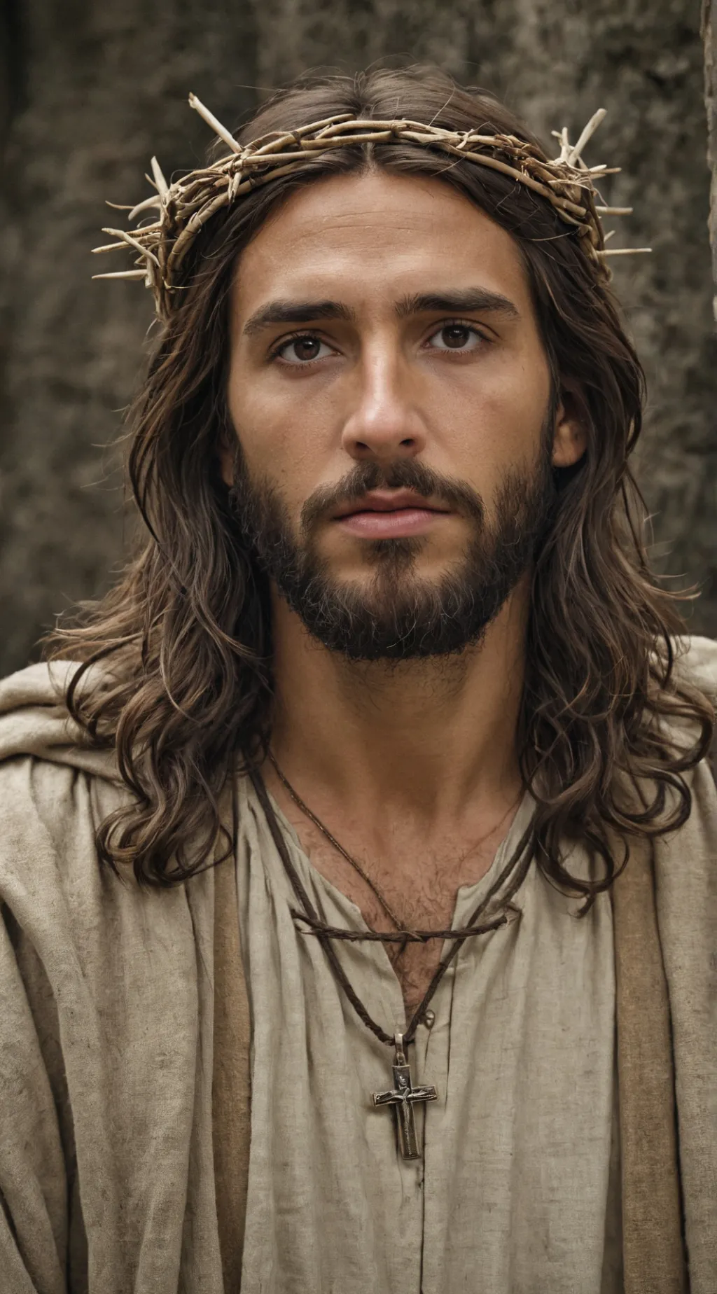 ai character: jesus background