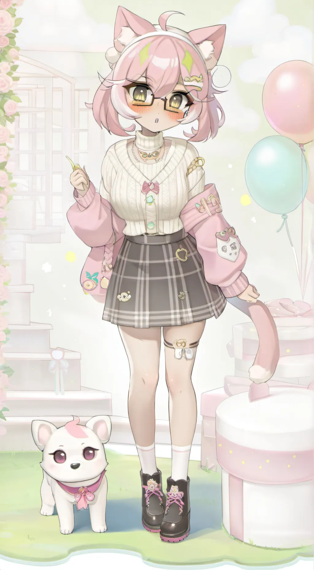 ai character: hazel background