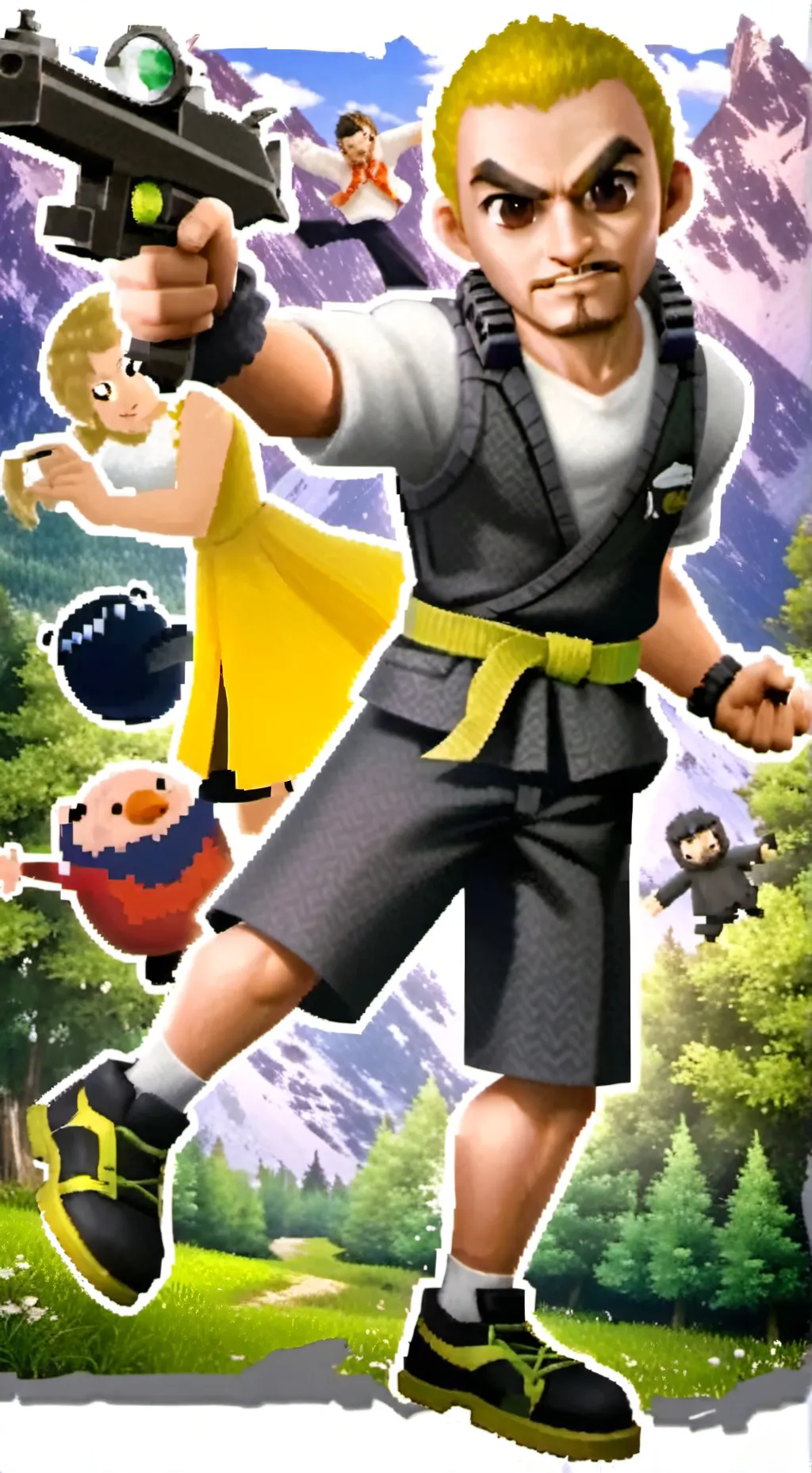 ai character: papecocecat background